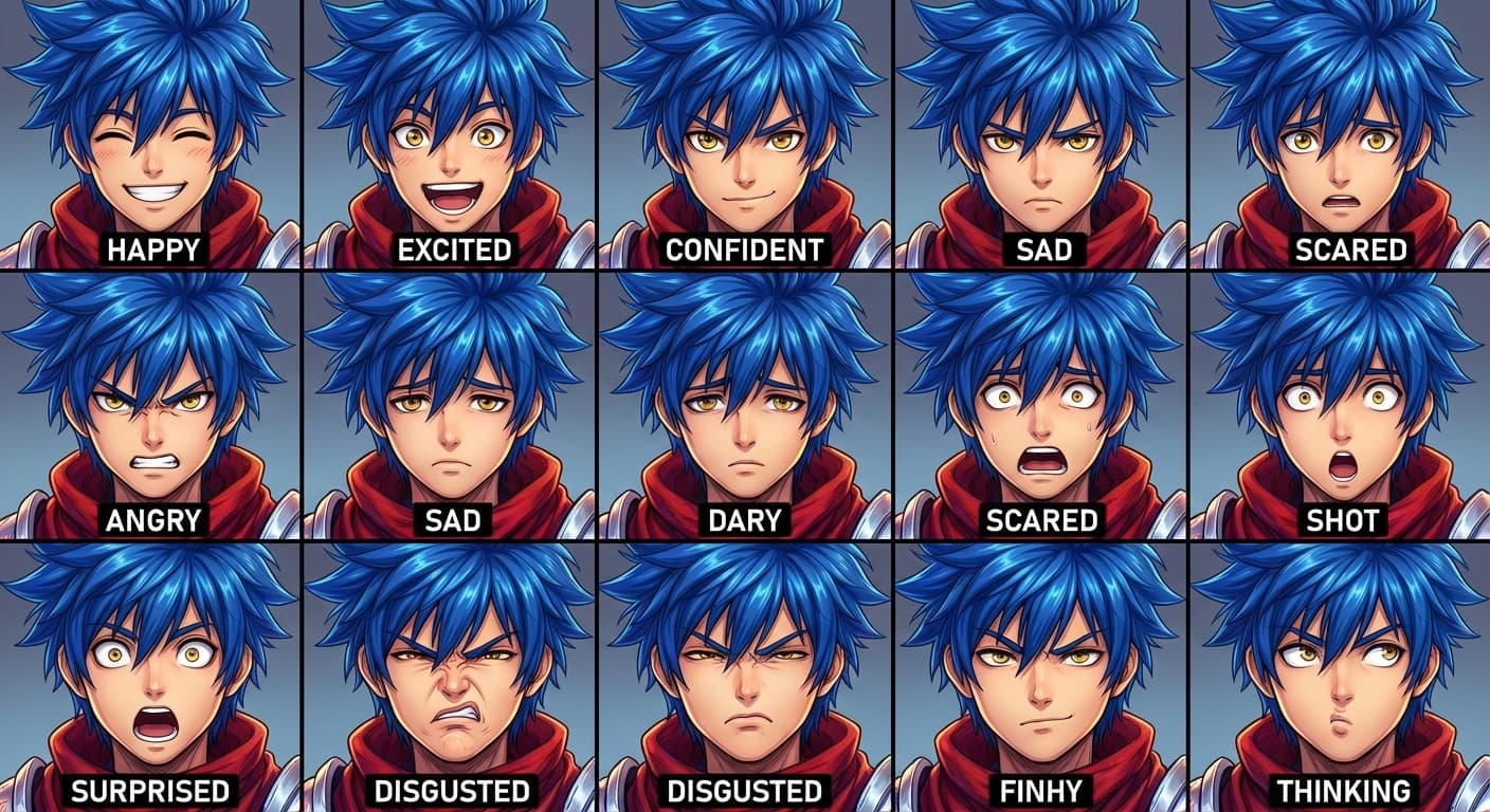 Character Expression Sheet